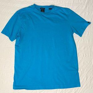 Scotch & Soda Men's Blue Crew Neck T-shirt, Medium